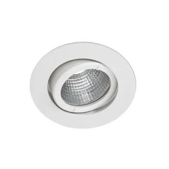 Italux Torres fehér fürdőszobai LED mennyezetbe építhető lámpa (IT-DA-401C/WK-WW/50) LED 1 izzós IP44