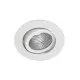 Italux Torres fehér fürdőszobai LED mennyezetbe építhető lámpa (IT-DA-401C/WK-WW/50) LED 1 izzós IP44