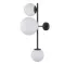 Italux Vailante  fekete falikar (IT-WL-31221-3A-SBL) E14+E27 3 izzós IP20