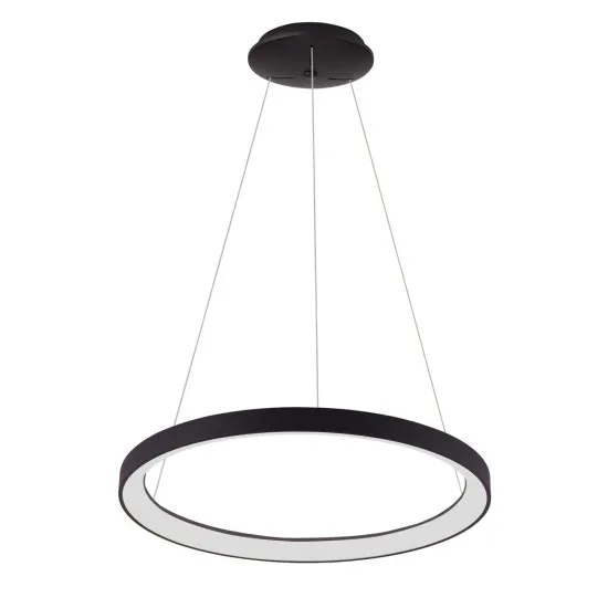 Italux Vico  fekete LED függesztett lámpa (IT-PND-53675-078RPC-BK-3KS4K-TRDIMM) LED 1 izzós IP20