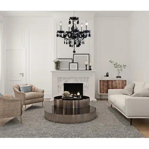 Italux Whiz  fekete csillár (IT-L.90690/5BL) E14 5 izzós IP20