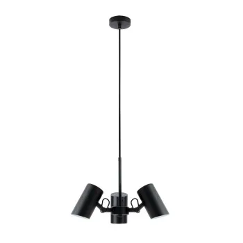 Kanlux Agzar C fekete függesztett lámpa (KAN-36252) E14 3 izzós IP20