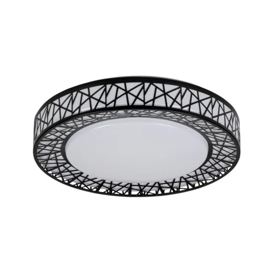 Kanlux Amazi fekete-fehér LED mennyezeti lámpa (KAN-37325) LED 1 izzós IP20