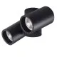 Kanlux Blurro fekete mennyezeti spotlámpa (KAN-32952) GU10 2 izzós IP20