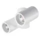 Kanlux Blurro fehér mennyezeti spotlámpa (KAN-32953) GU10 2 izzós IP20