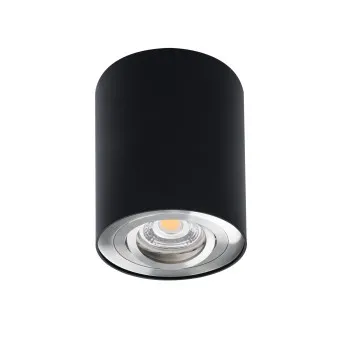 Kanlux Bord fekete-ezüst mennyezeti spotlámpa (KAN-22558) GU10 1 izzós IP20