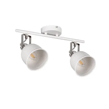 Kanlux Derato fehér-ezüst mennyezeti spotlámpa (KAN-35643) E14 2 izzós IP20