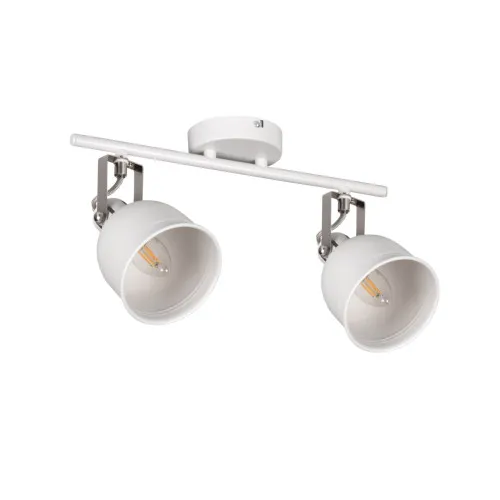 Kanlux Derato fehér-ezüst mennyezeti spotlámpa (KAN-35643) E14 2 izzós IP20