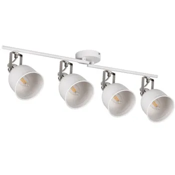 Kanlux Derato fehér-ezüst mennyezeti spotlámpa (KAN-35647) E14 4 izzós IP20