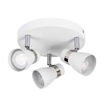 Kanlux Enali fehér mennyezeti spotlámpa (KAN-28764) GU10 3 izzós IP20