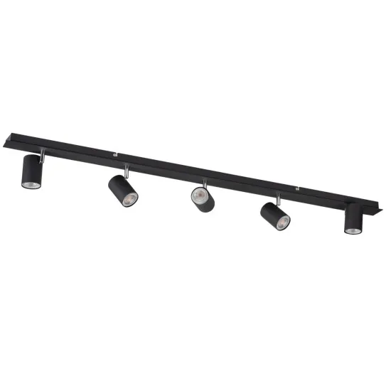 Kanlux Evalo fekete mennyezeti spotlámpa (KAN-35689) GU10 5 izzós IP20