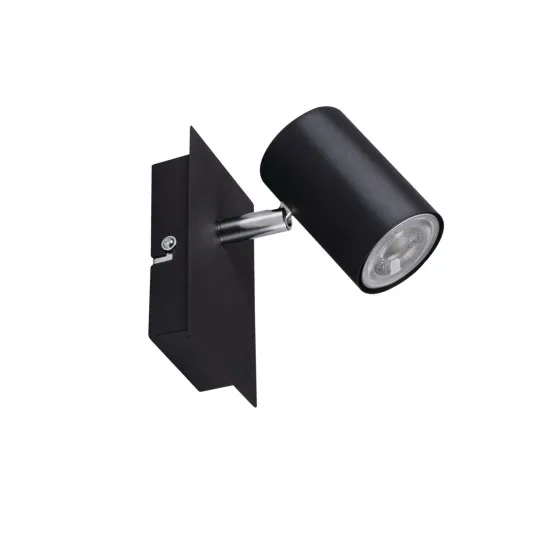 Kanlux Evalo fekete fali/mennyezeti spotlámpa (KAN-35691) GU10 1 izzós IP20
