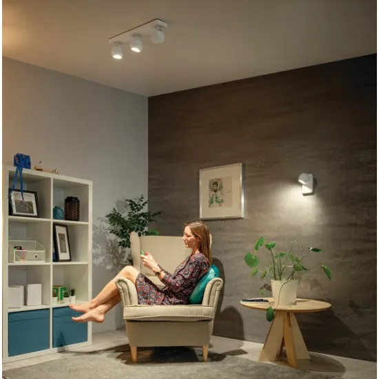 Kanlux Galoba fehér fali/mennyezeti spotlámpa (KAN-33670) GU10 1 izzós IP20