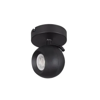 Kanlux Galoba fekete fali/mennyezeti spotlámpa (KAN-33671) GU10 1 izzós IP20