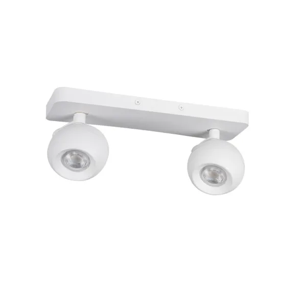 Kanlux Galoba fehér mennyezeti spotlámpa (KAN-33674) GU10 2 izzós IP20