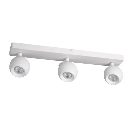 Kanlux Galoba fehér mennyezeti spotlámpa (KAN-33676) GU10 3 izzós IP20