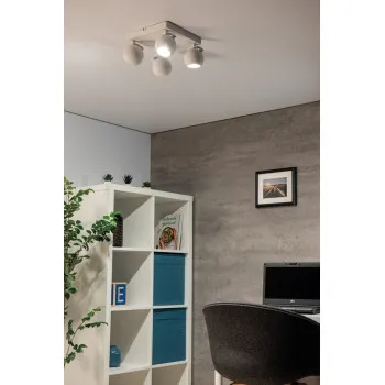 Kanlux Galoba fehér mennyezeti spotlámpa (KAN-33678) GU10 4 izzós IP20