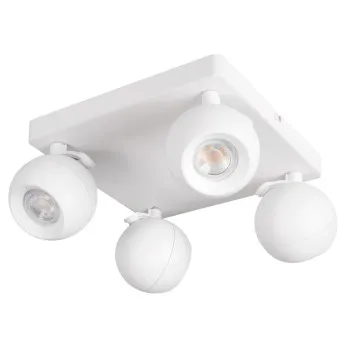 Kanlux Galoba fehér mennyezeti spotlámpa (KAN-33678) GU10 4 izzós IP20