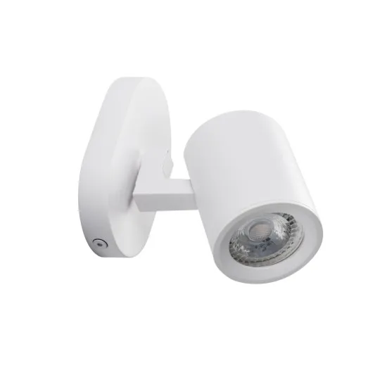 Kanlux Laurin fehér fali/mennyezeti spotlámpa (KAN-29120) GU10 1 izzós IP20