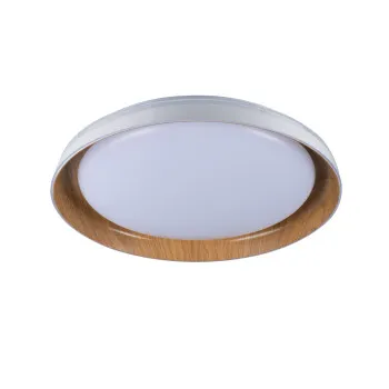 Kanlux Nifu fehér-tölgy LED mennyezeti lámpa (KAN-37317) LED 1 izzós IP20