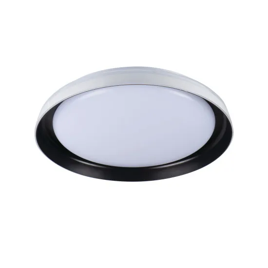 Kanlux Nifu fehér-fekete LED mennyezeti lámpa (KAN-37319) LED 1 izzós IP20