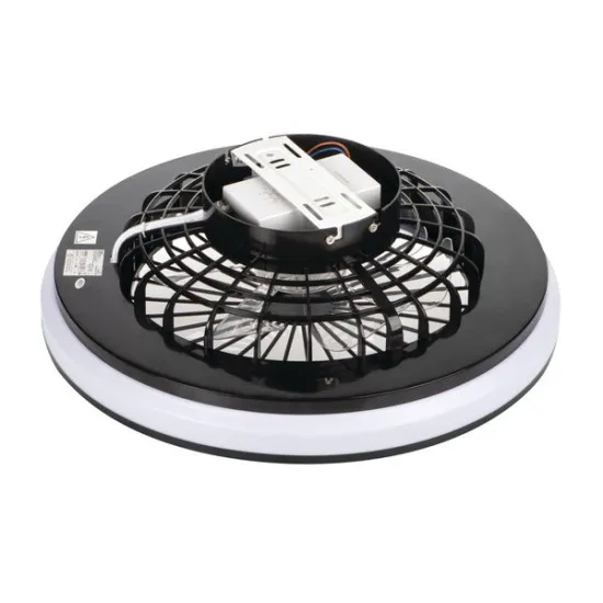 Kanlux Plave fehér-fekete LED mennyezeti ventilátoros lámpa (KAN-38033) LED 1 izzós IP20