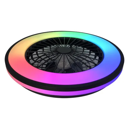 Kanlux Plave fehér-fekete LED mennyezeti ventilátoros lámpa (KAN-38034) LED 1 izzós IP20