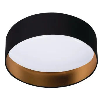 Kanlux Rifa fekete-arany LED mennyezeti lámpa (KAN-36464) LED 1 izzós IP20