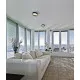 Kanlux Rifa fekete-arany LED mennyezeti lámpa (KAN-36465) LED 1 izzós IP20