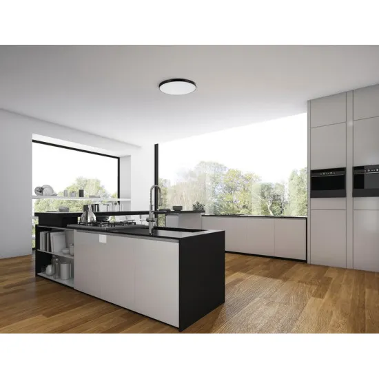 Kanlux S Plafon fekete LED mennyezeti lámpa (KAN-38610) LED 1 izzós IP20
