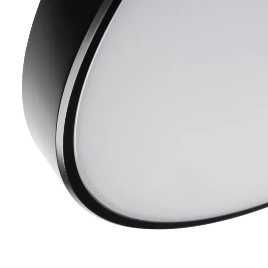 Kanlux S Plafon fekete LED mennyezeti lámpa (KAN-38610) LED 1 izzós IP20