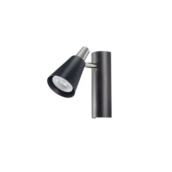 Kanlux Sempra fekete-ezüst fali/mennyezeti spotlámpa (KAN-33091) GU10 1 izzós IP20