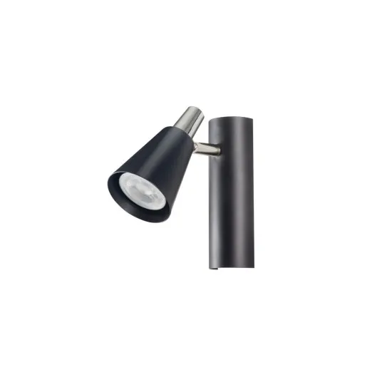 Kanlux Sempra fekete-ezüst fali/mennyezeti spotlámpa (KAN-33091) GU10 1 izzós IP20