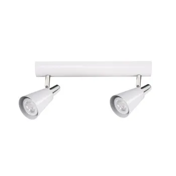 Kanlux Sempra fehér-ezüst mennyezeti spotlámpa (KAN-33092) GU10 2 izzós IP20
