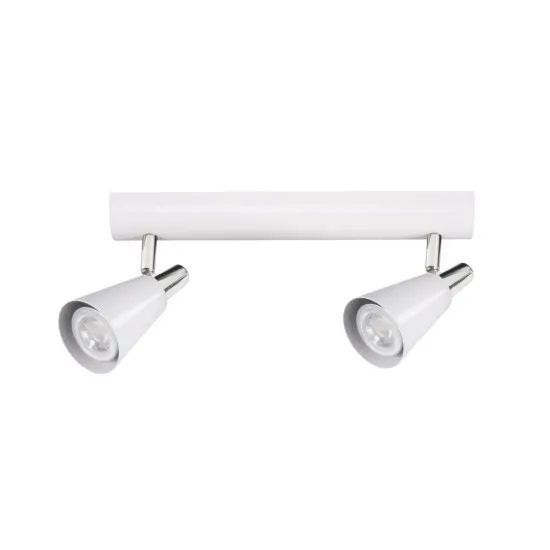 Kanlux Sempra fehér-ezüst mennyezeti spotlámpa (KAN-33092) GU10 2 izzós IP20