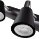 Kanlux Sempra fekete-ezüst mennyezeti spotlámpa (KAN-33093) GU10 2 izzós IP20