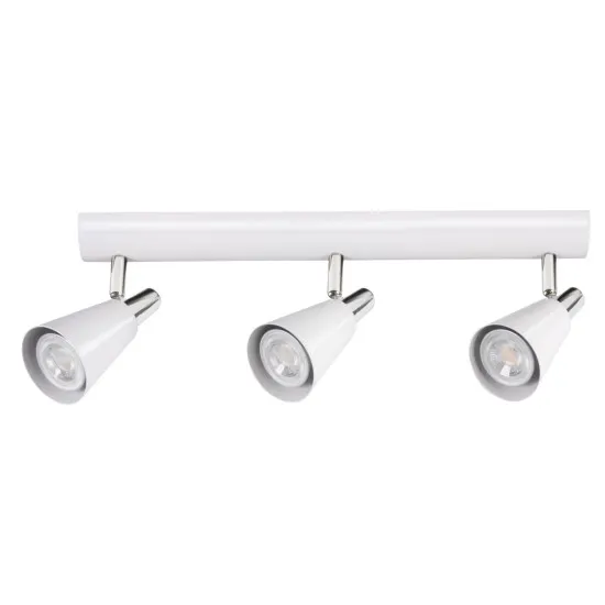 Kanlux Sempra fehér-ezüst mennyezeti spotlámpa (KAN-33094) GU10 3 izzós IP20