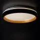 Kanlux Soln fekete-arany LED mennyezeti lámpa (KAN-37324) LED 1 izzós IP20