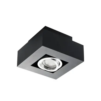 Kanlux Stobi fekete mennyezeti spotlámpa (KAN-26830) GU10 1 izzós IP20