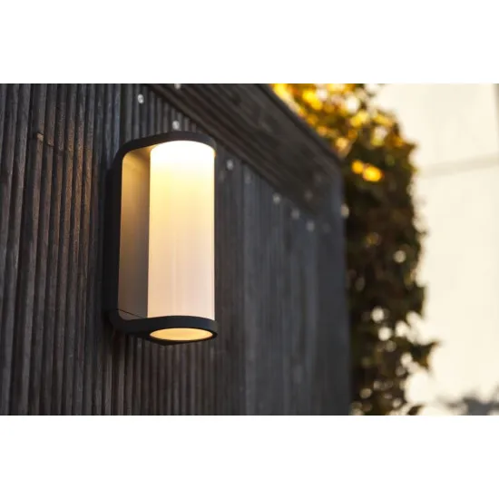 Lutec Adalyn sötétszürke LED kültéri falikar (LUT-5193602118) LED 1 izzós IP44