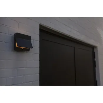 Lutec Aleta sötétszürke napelemes LED kültéri fali lámpa (LUT-6915401118) LED 1 izzós IP54