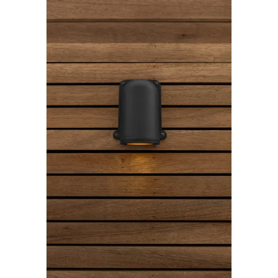 Lutec Ancor matt fekete kültéri falikar (LUT-5115001012) GU10 1 izzós IP54