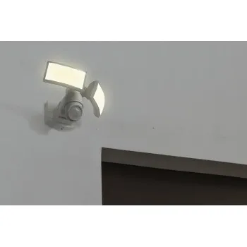 Lutec Arc fehér mozgásérzékelős LED kültéri fali lámpa (LUT-7632201053) LED 1 izzós IP54
