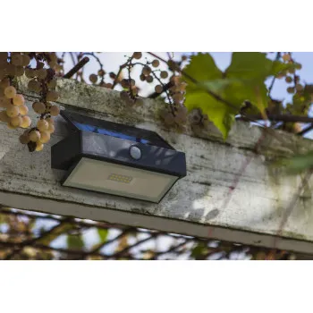Lutec Arrow sötétszürke napelemes LED kültéri fali lámpa (LUT-6910601335) LED 1 izzós IP44