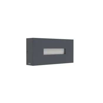 Lutec Arteo sötétszürke LED kültéri fali lámpa (LUT-5117002454) LED 1 izzós IP65