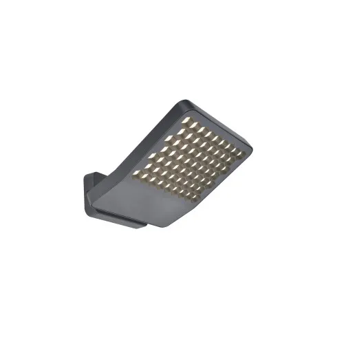 Lutec Atlantis sötétszürke LED kültéri fali lámpa (LUT-7801603118) LED 1 izzós IP54