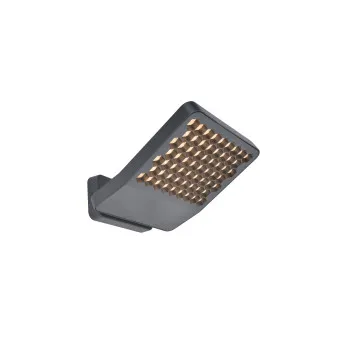 Lutec Atlantis sötétszürke LED kültéri fali lámpa (LUT-7801606118) LED 1 izzós IP54