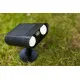 Lutec Bingo matt fekete napelemes LED kültéri fali/leszúrható lámpa (LUT-6938401330) LED 1 izzós IP54
