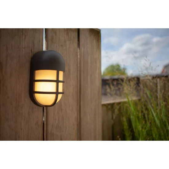Lutec Bullo sötétszürke LED kültéri fali lámpa (LUT-6383001118) LED 1 izzós IP54