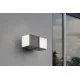Lutec Cuba sötétszürke LED kültéri falikar (LUT-5193801118) LED 2 izzós IP54